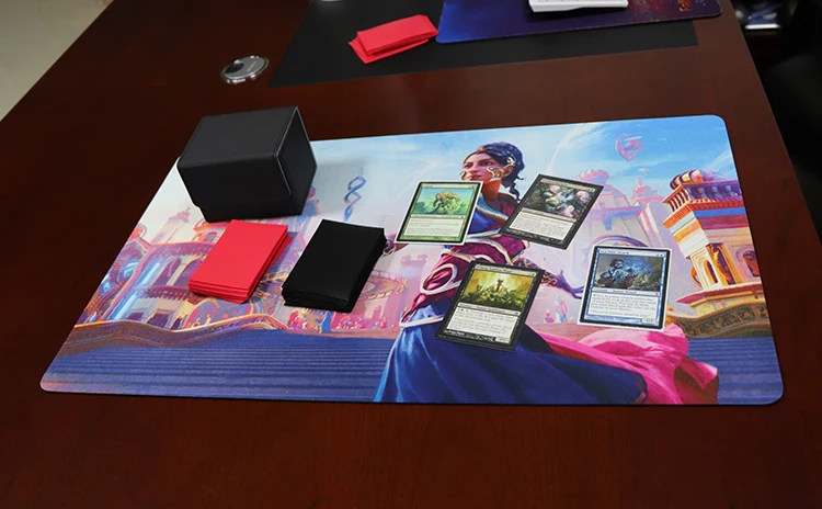 Custom MTG Yugioh Playmat - Heated Game Mat with Wrist Rest