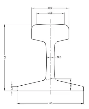 Asce60 Steel Rail/60lbs Steel Rail/astm Standard Steel Rail - Buy 60lbs ...