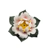 Fashionable Hot Sale Home Decor Porcelain Statue Handmade Crafts Figurine Flower Ceramic