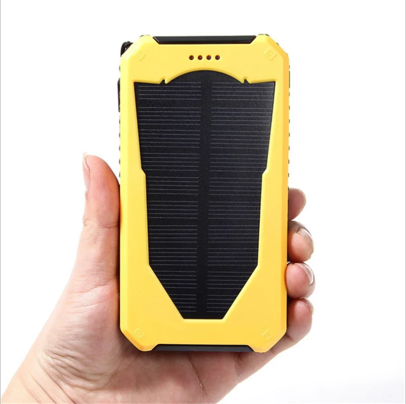 2019 ready to ship Polymer Solar Camping Light Mobile Power 20000 mAh Mobile Power Bank Multifunction Mobile Charging