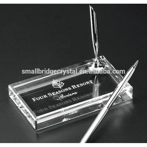 product cheap glass paperweights with glass penholder wholesale glass paperweight-21