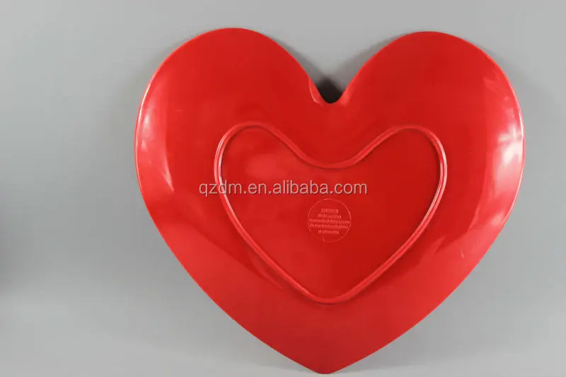 Loving heart Melamine dinner plate valentine's day