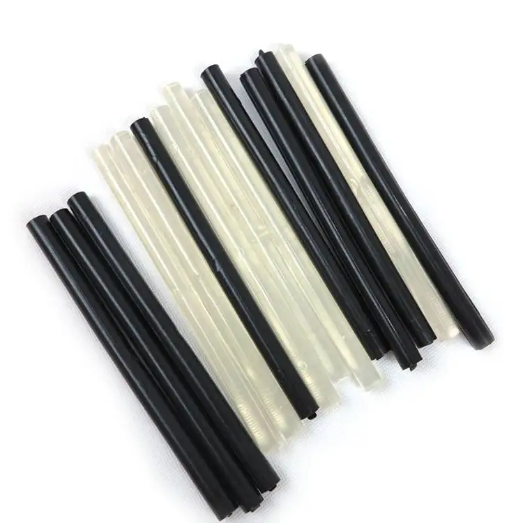 

5pcs/bag 11*180mm Transparent black color Italian glue stick for keratin hair extensions