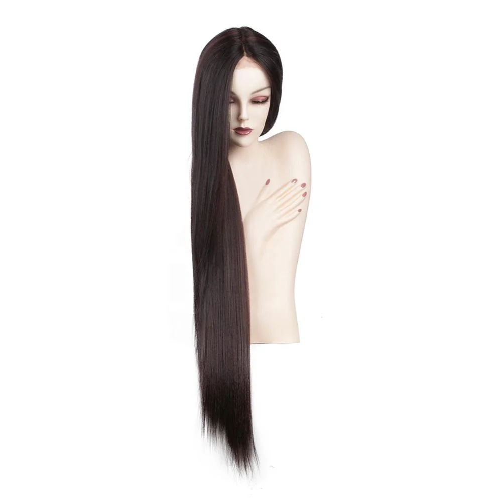 

New Products Synthetic Lace Front Wig Heat Resistant Long Hair Straight Cosplay Wig