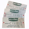 Custom square cut etched spray filled natural silver stainless steel nameplate