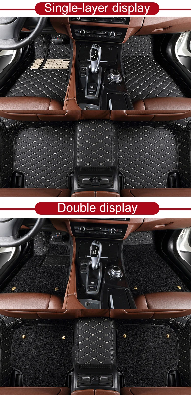 Custom Car Floor Mats Fit for A4 B7 B8 B9 2006-2019 2020 2021 2022 2023 Auto Accessories Foot Carpet