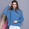 Turtle neck long sleeved color block ribbed cuff tassel pull over top fringe sweater