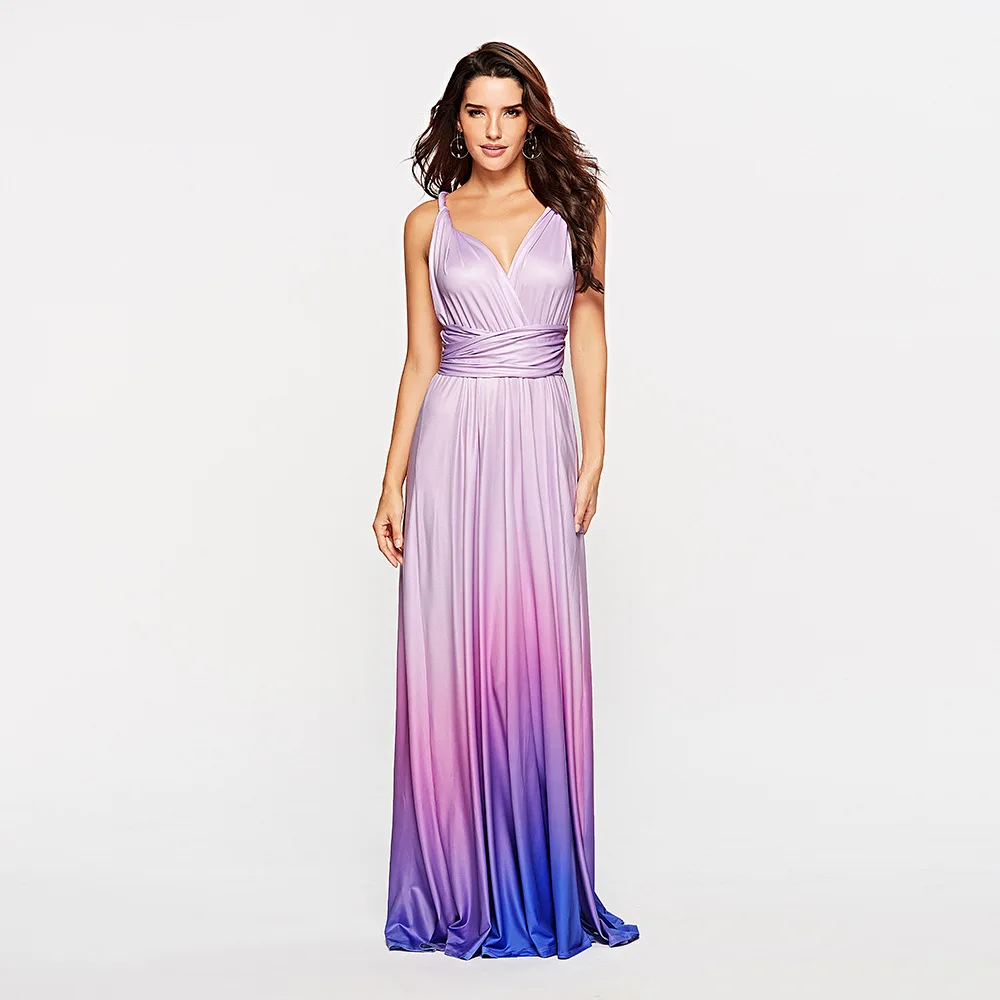 convertible gown evening dresses multi-way long female maternity gown
