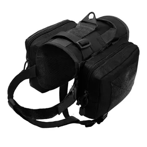 Image of Military Training Tactical Dog Saddle Backpack Bag for Outdoor Travel Camping and Hiking