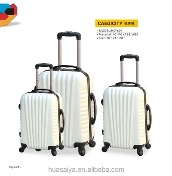 four wheel large suitcase