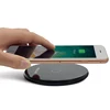 Hot Sale High Quality QI Ultra-thin Black Aluminium Alloy modern metallic elements Fast Wireless Charger charging Pad