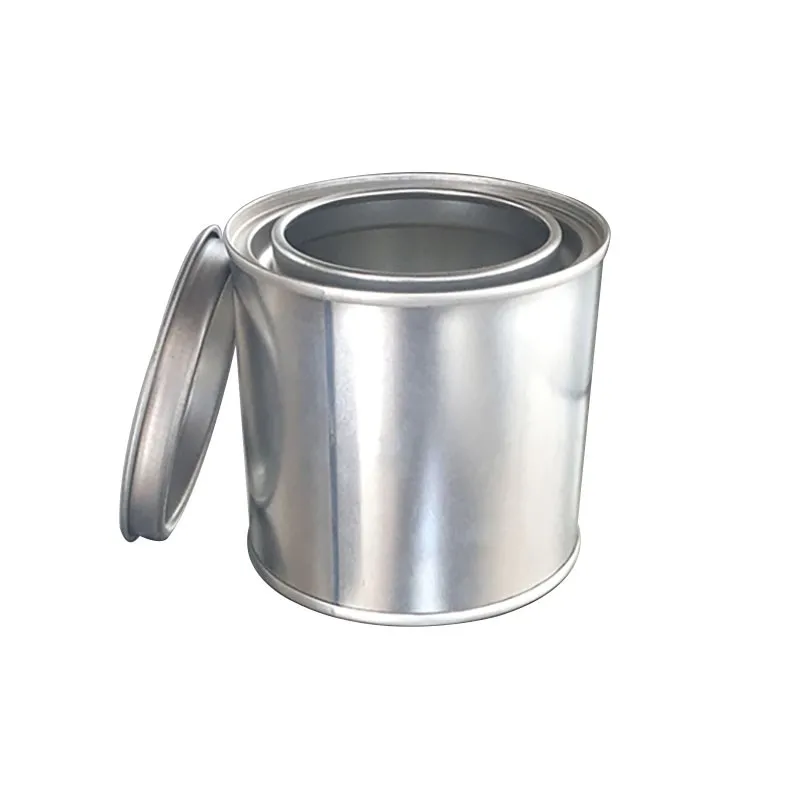 250ml Round Candle Metal Tin Cans With Lever Lid - Buy Round Tin Can ...