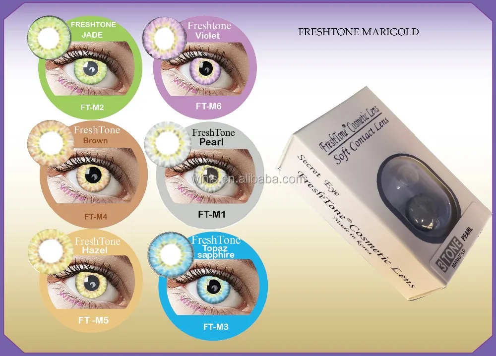 Marigold Cheap Contact Lenses From Korea Made By Icodi Korea Cosmetic