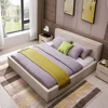 French Elegant Home King Queen size Bed of wooden Furniture 5 star bed