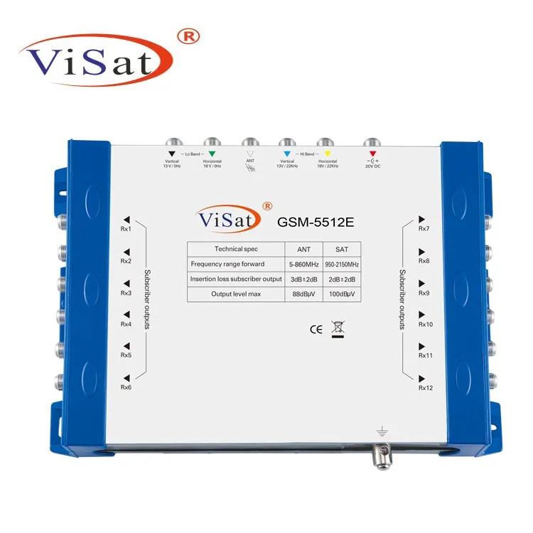 Multi-function 5 in 5+12 out multiple switch Multiswitch