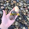 mexican bench polished colored pebbles stone