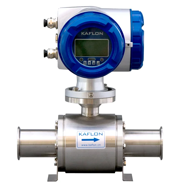 Dn100 Water Flow Meter Lcd Display Flow Meter Converter Clamp