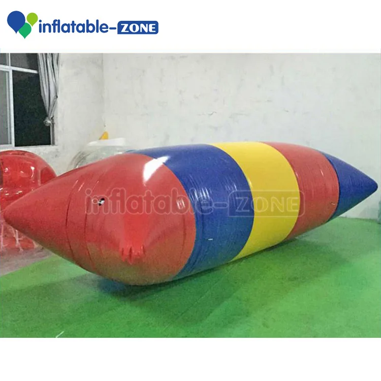 

Free shipping New design inflatable water blob/aqua jumping catapult, hot fun floating water blob for adults