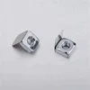 2D26.AA.01factory supplied square shape steel M5 M6 M8 thread roll-in T slot nut with spring leaf