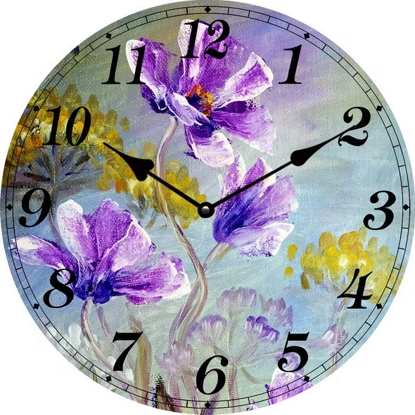 

Decorative Acrylic waterproof wall clock high quality 10 inch wall clock