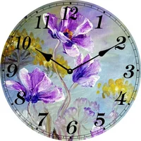 

Decorative Acrylic waterproof wall clock high quality 10 inch wall clock