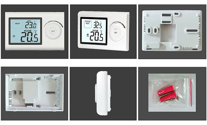 Hot Water Wall Digital Room Thermostats For Boiler Buy Room