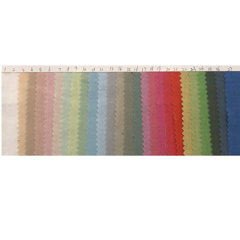 
Factory Direct Wholesale Ramie Linen Fabric Summer Comfortable Breathable Shirt Fabric 
