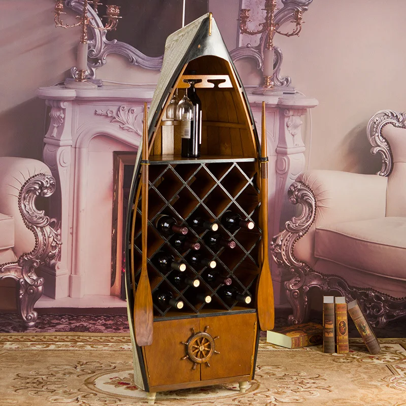 Professional Custom Wooden Boat Shape Wine Rack For Sale Buy Wooden Boat Shape Wine Rack
