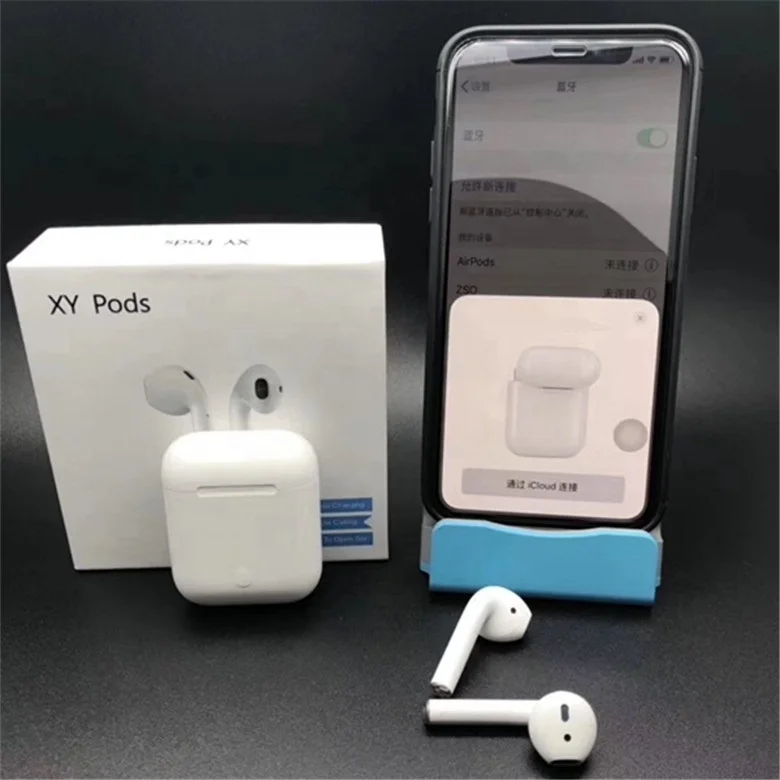 

V5.0 TWS XY PODS 2019 Hot Siri Wireless Charge Waterproof Earphone Headset Stereo Earphone With popups, N/a