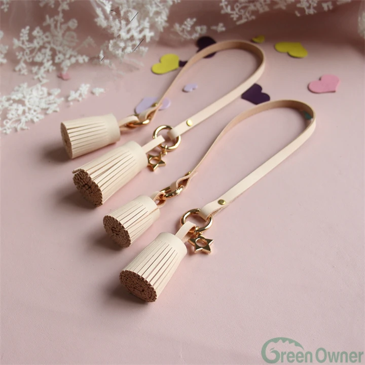 tassel, tassel earrings, leather tassel earrings