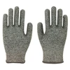 Grey Liner Anti Cut Resistant Seamless Knit Cutting Gloves Target EN388 Gloves Markings Safety Work