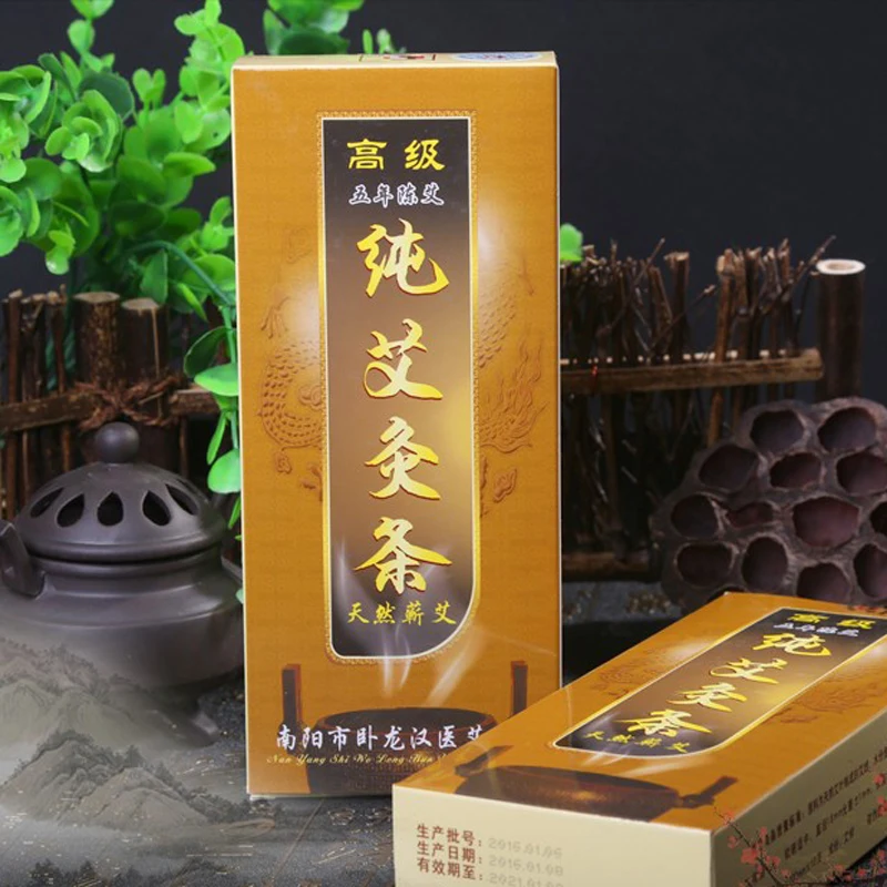 10 Pieces High-quality 3years Moxa Sticks For Moxibustion Acupuncture ...