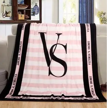 

Pink Blanket Flannel Fleece Blanket Travel Blanket Best Christmas Gift