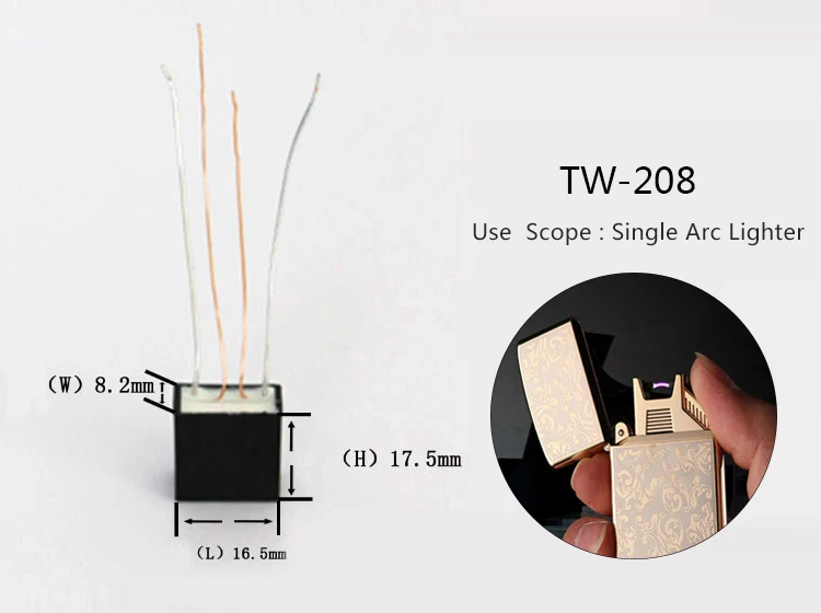 TW-208 Small Sized 3.6V Input High Frequency Transformer Arc Lighter