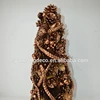 Christma grapevine pine cone tree