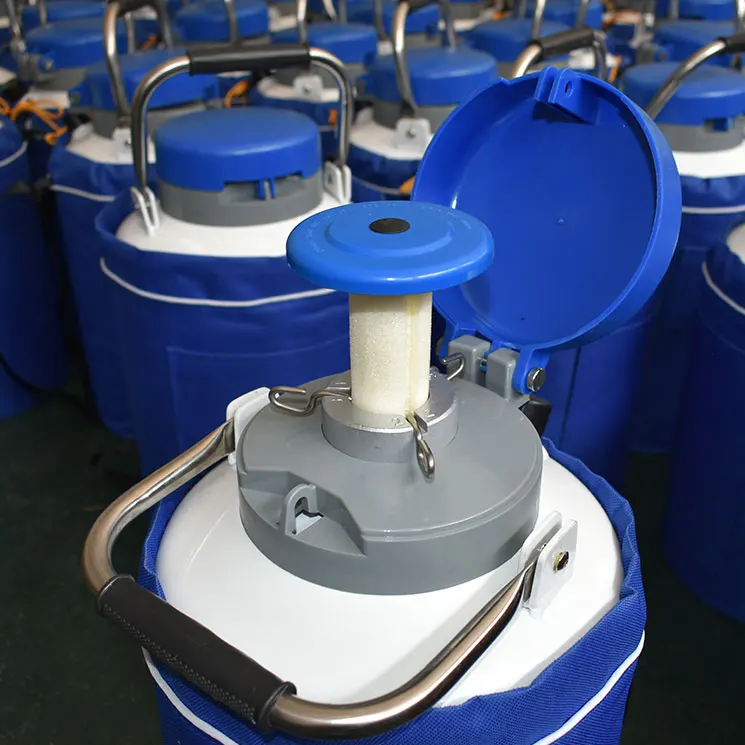 YDS-2 / 3 / 6 / 10L Frozen Cryogenic Cylinder Liquid Nitrogen Dewar Tank 