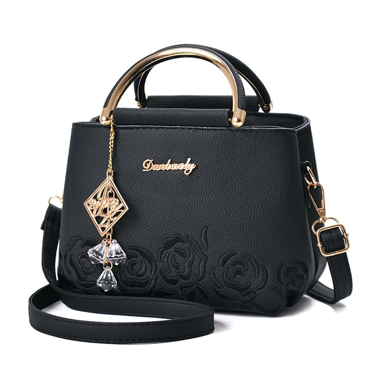 

2022 new style fashion pu shoulder bags genuine leather Women Handbags branded