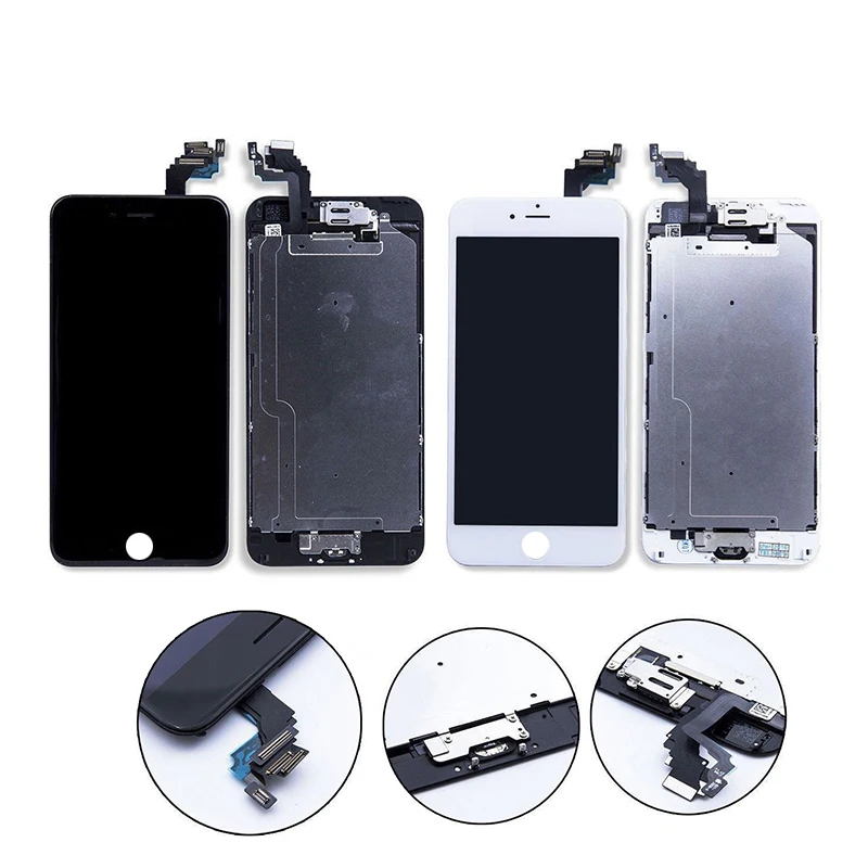 

Mobile LCD Touch Screen Display Digitizer Assembly For iPhone 5 5C 5S, Black white