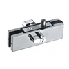 high quality stainless steel frameless glass door lock patch fitting