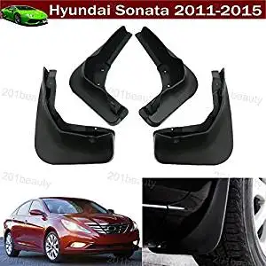 dianpo 4pcs For 2012-16 CHEVROLET SONIC//AVEO Car Front Rear Molded Splash Guards Mud Flaps Mudguards
