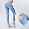 2019 high waist sports legging with pocket for women fashion new female workout stretch pants plus size Elastic fitness leggings