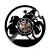 Motorbike Wall Clock Motorcycle Sports Race Speed Riders Vinyl Record Time Clocks