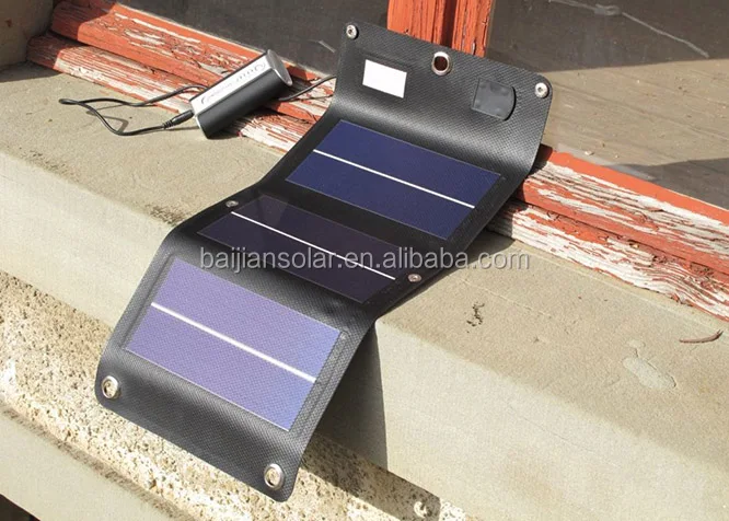 Flexible solar panel in amorphous cells solar blanket in RED