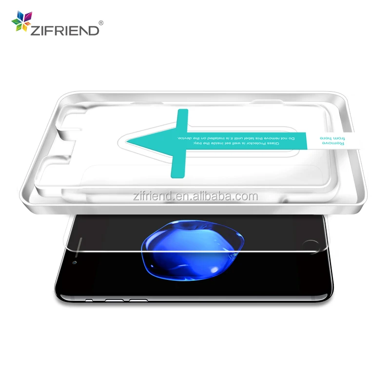 

2018 New Arrival Premium universal 9h ultra thin liquid clear mobile tempered glass for iphone 7, Crystal clear