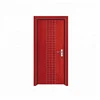 Retro square double painted solid wooden door