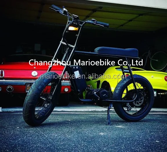 

MARIO/73 Ebike 750w Retro Chopper Fat Tire Electric Bicycles Electric Motorbike