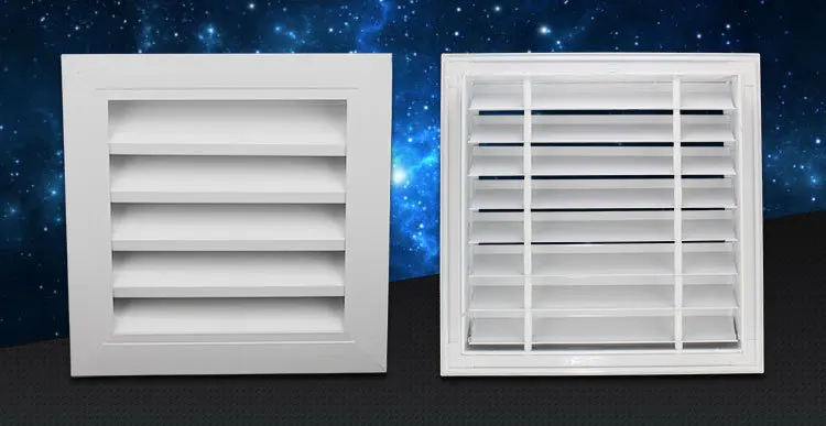 Ventilation Aluminum Fixed Air Vent Louver Fence Fireplace