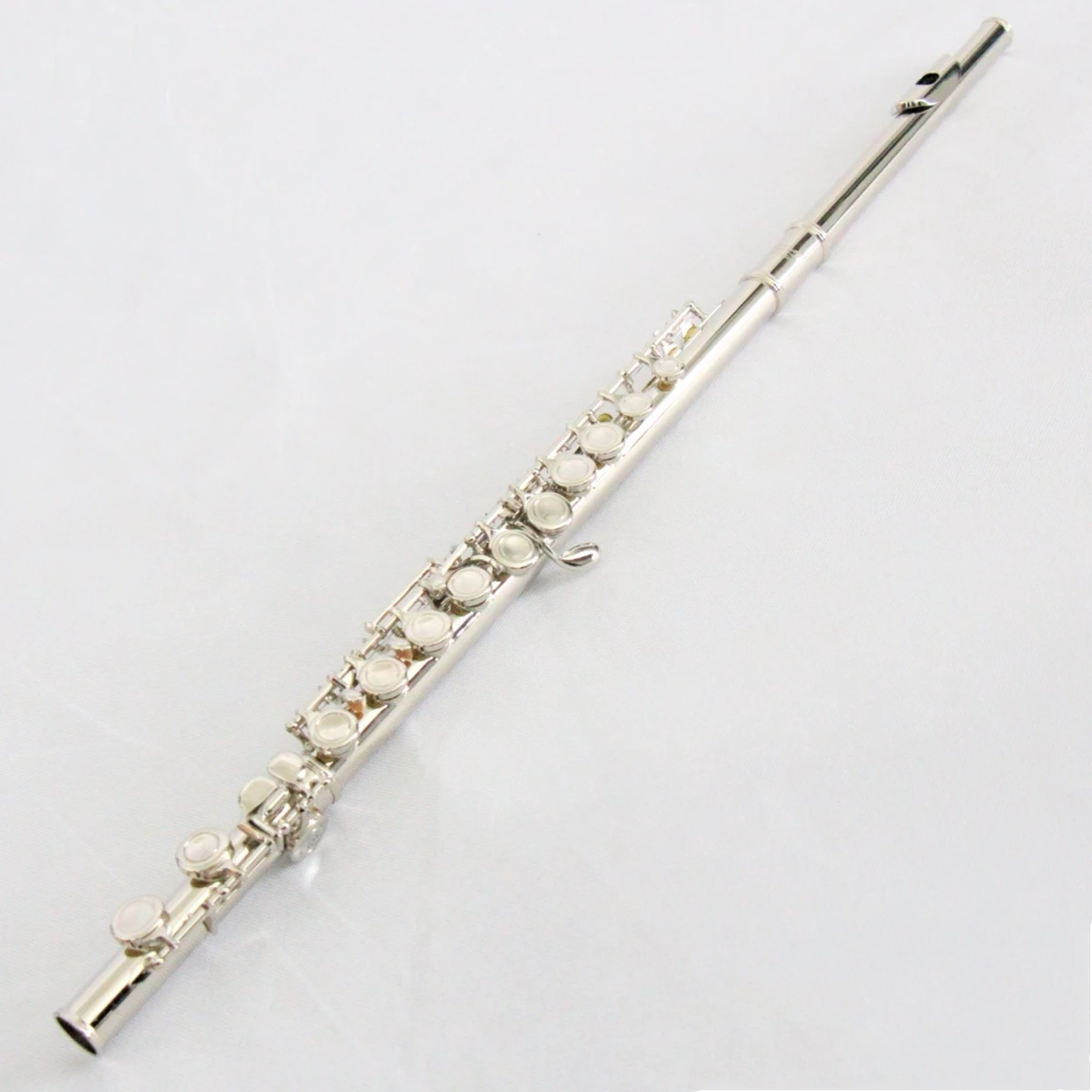 

FFL-150N Musical Instrument 16 Holes E Mechanism Nickel Plated Metal Closed Flute