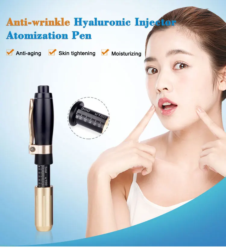 Tuying Portable No Needle Air Pressure Injector SC559 Hyaluronic Acid Pen for Lips Filling