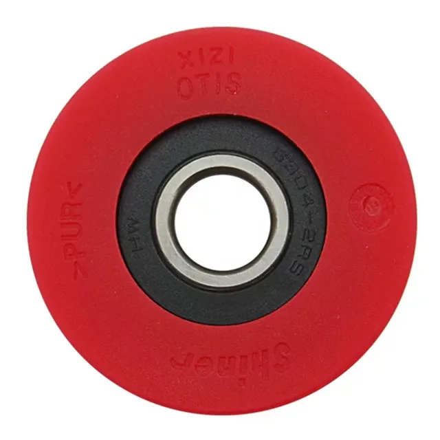
Red escalator parts escalator step roller 80*25*6304 